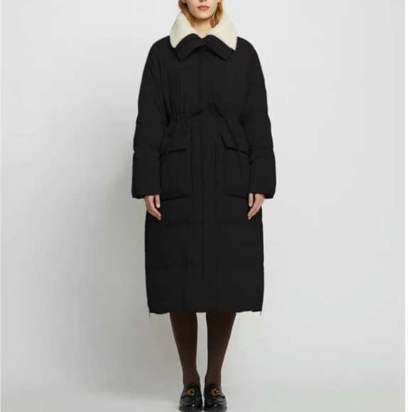 Carven black down coat - Picture 1 of 10